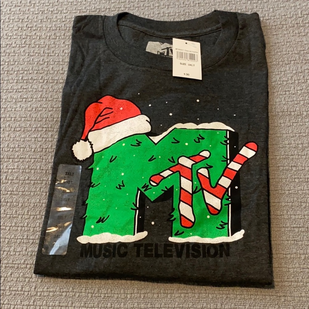 *NEW* MTV Men's Christmas T-Shirt 3XLT